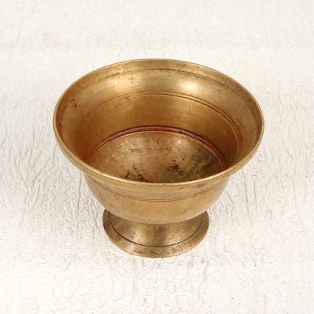 South Indian Brass Kumkum Tilak Cup for Home Decor