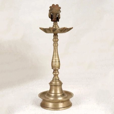 Beautiful Handmade Brass Peacock Oil Lamp for Prayer Room