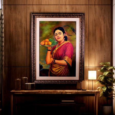 Stunning Canvas Oil Painting of a Lady for Decoration