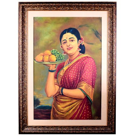 Stunning Canvas Oil Painting of a Lady for Decoration