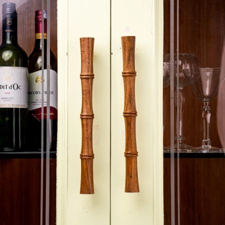 Natural Modern Wooden Handles for Drawer and Dressers (11 Inches)