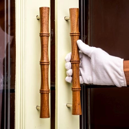 Natural Modern Wooden Handles for Drawer and Dressers (11 Inches)