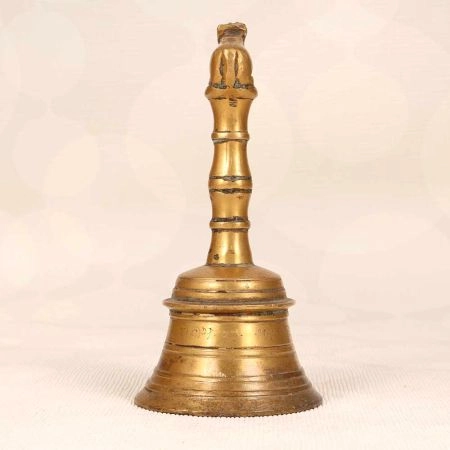 Indian Traditional Himalayan Art Temple Bell Made of Brass