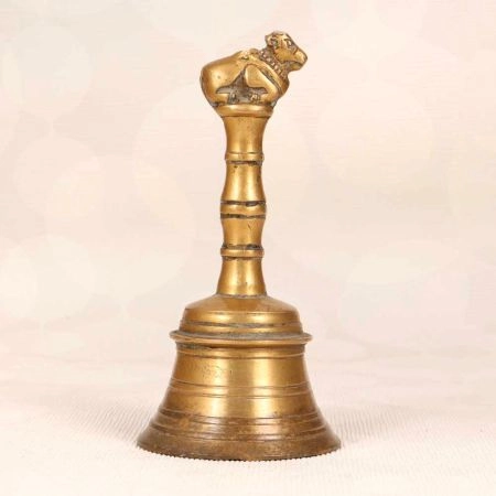 Indian Traditional Himalayan Art Temple Bell Made of Brass