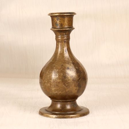 Vintage Handcrafted Flower Pot Made of Brass from South India
