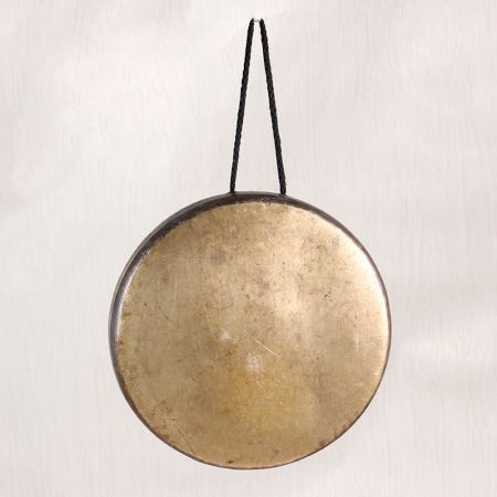 High-Quality Bell Metal Tibetan Gong in Vintage Finish