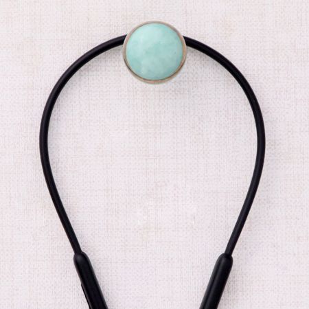 Sea Green Crackle Ceramic Wall Hook
