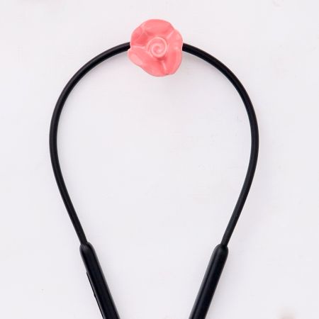 Pink Small Rose Ceramic Wall Hook