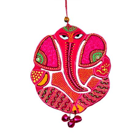 Decoreer Handicraft Home Decor Wooden Wall Hanging Ganesha