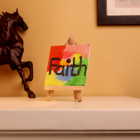 Uplifting Faith Textured Canvas Art for Décor
