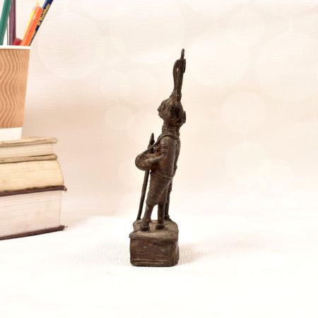 Handmade Finest Brass Two Man Figure in Tribal Art for Decor