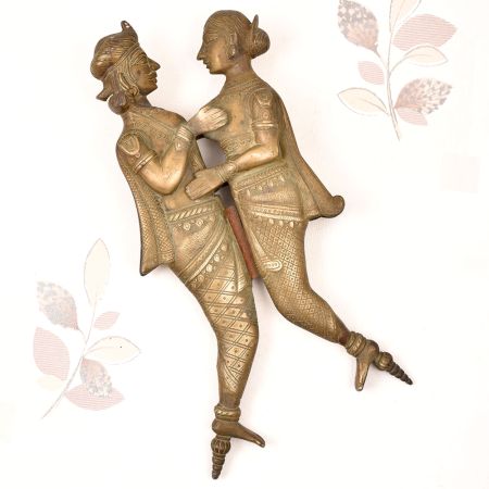 Indian Handmade Brass Sarota Nut Cutter in Vintage Finish