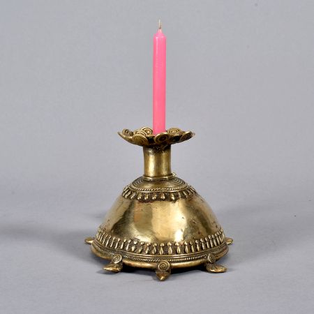 Tribal Handcrafted Brass Turtle Candle Holder for Decoration
