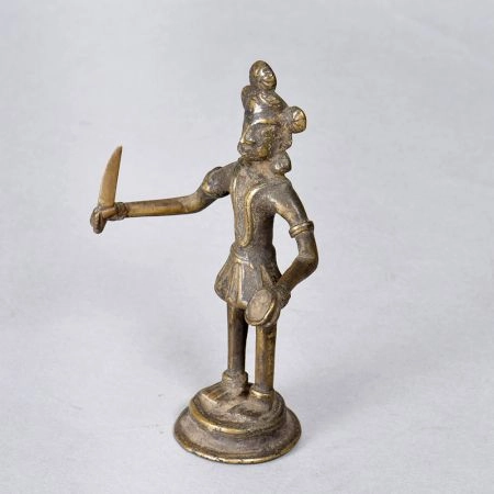 Finest Brass Hindu Goddess Tribal Statue for Prayer Room
