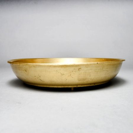 Handcrafted Holy Brass Bowl for Hindu Rituals and Decoration
