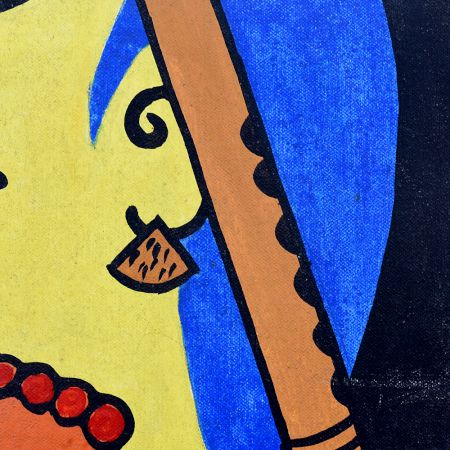 Harmony of Divine Faces Canvas on Board Painting