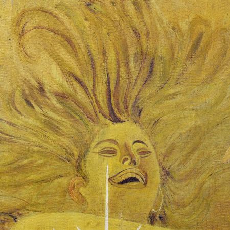 Liberated Spirits in Yellow Hue Acrylic Painting