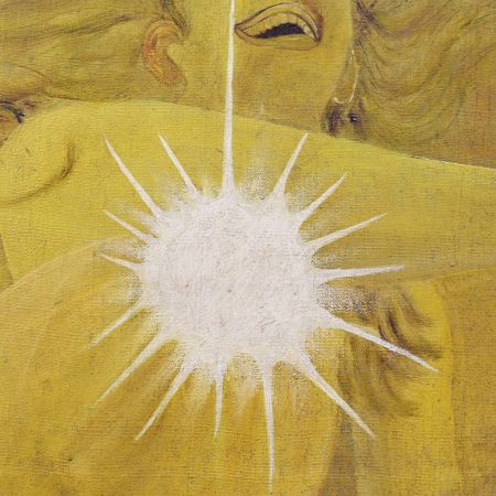 Liberated Spirits in Yellow Hue Acrylic Painting