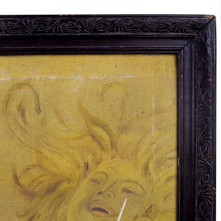 Liberated Spirits in Yellow Hue Acrylic Painting
