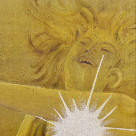 Liberated Spirits in Yellow Hue Acrylic Painting