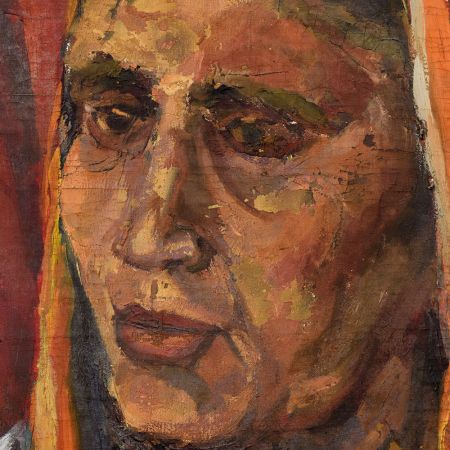 Portrait of a Resilient Woman Acrylic Canvas Painting