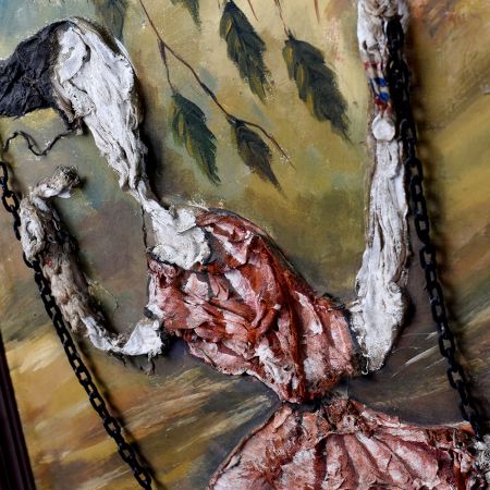 Swing of Freedom Canvas on Board Painting