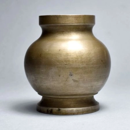 South Indian Vintage Brass Water Pot for Hindu Rituals