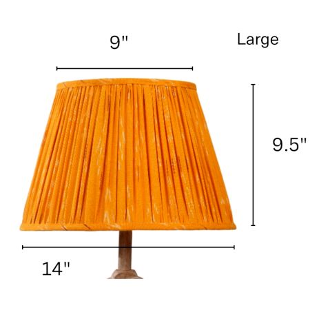 Orange Ikat Empire Lampshade