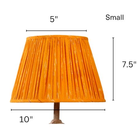 Orange Ikat Empire Lampshade