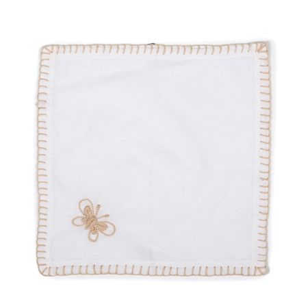Anthophile Cocktail Napkin – Set of 2 – BEIGE