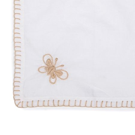 Anthophile Cocktail Napkin – Set of 2 – BEIGE