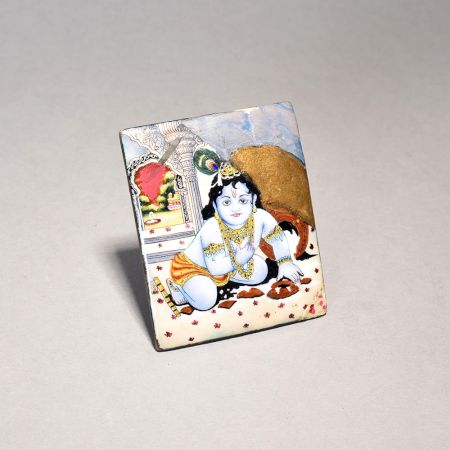A Painting Of Cute Laddu Gopal ( Kanha Ji)