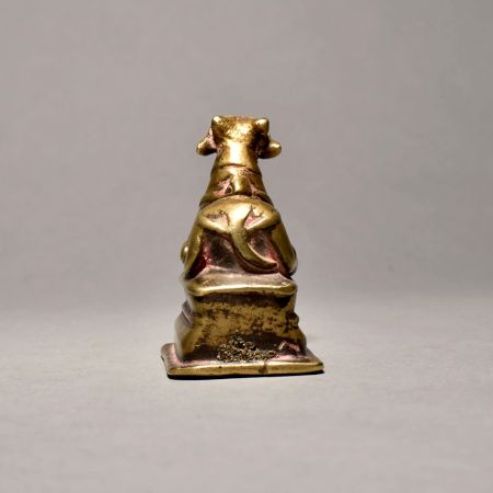 Bull (Nandi) in Sitting Pose Of Brass Material