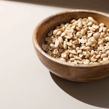 Rustic Round Wooden Bowl
