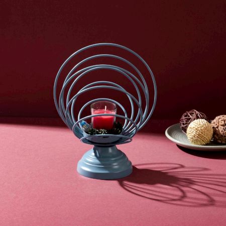 Aqua Orb Candle Cradle