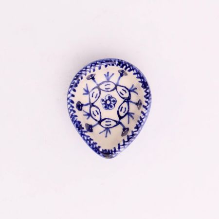 Designer Blue and White Ceramic Diwali Diya-Pack of 3