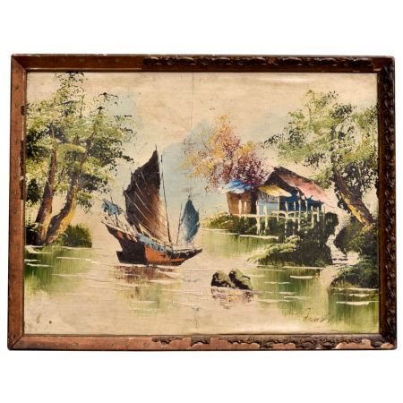 Oil Painting on Cloth and Hard Board