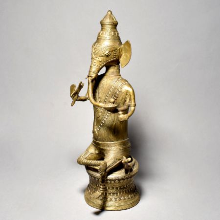 Tribal Art Sitting Lord Ganesh