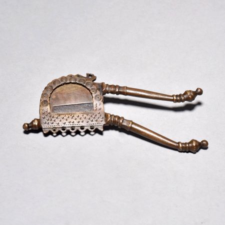 Vintage Brass and Iron Betel Nut Cutter