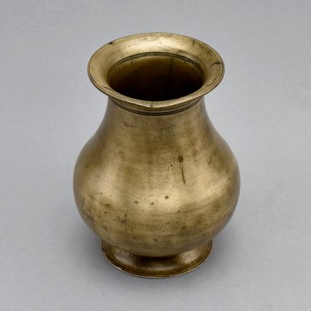 Vintage Brass Flower Pot and Holy Water Pot
