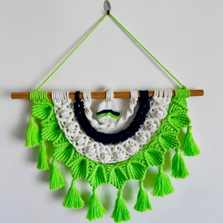 Macrame Wall Hanging with Tassels
