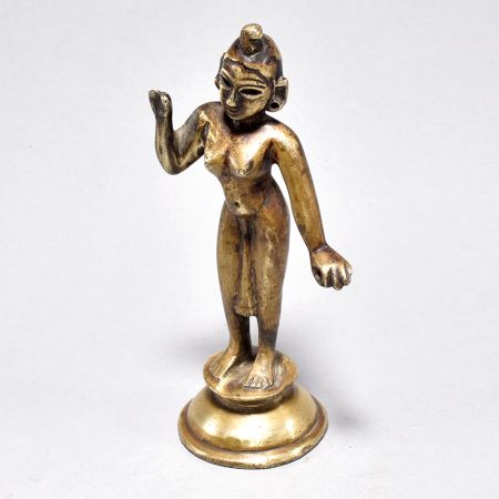 Vintage Brass Hindu Deity Statue