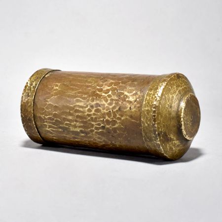 Antique Brass Tobacco and Lime Pot