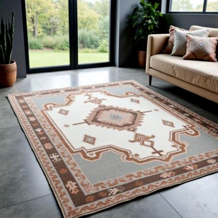 Bohemian Wool Living Room Rug