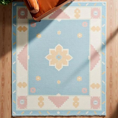 Handmade Geometric Wool Rug