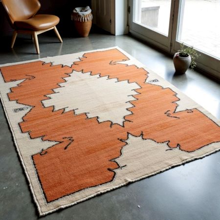 Handwoven Southwestern Kilim Rug