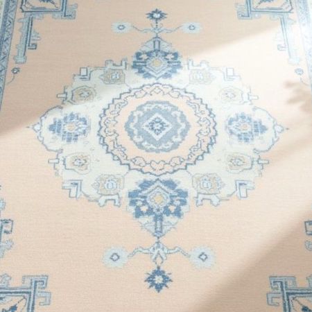 Handknotted Oushak in Wool Rug