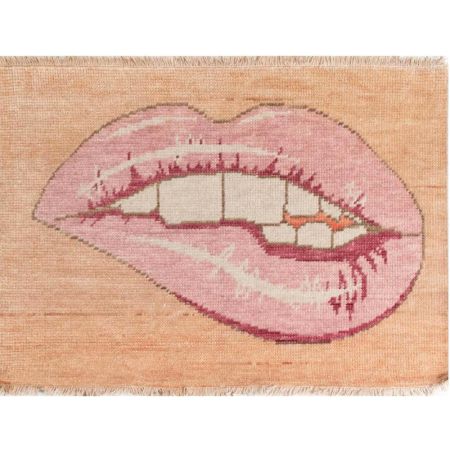 Lip Tease Turkish Design Handmade Rug
