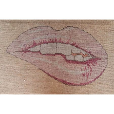 Lip Tease Turkish Design Handmade Rug