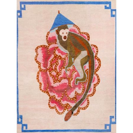 Celeste Pink Turkish Handmade Rug